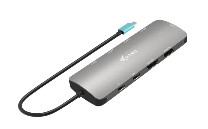 i-tec Docking Station USB-C Metal C31NANOHDM2D100 con 2x HDMI 4K/60Hz, Ethernet, 5 Puertos USB, Power Delivery 100W y Cargador 100W incluido - Gris Aluminio i-tec Docking Station USB-C Metal C31NANOHDM2D100 con 2x HDMI 4K/60Hz, Ethernet, 5 Puertos USB, Power Delivery 100W y Cargador 100W incluido - Gris Aluminio