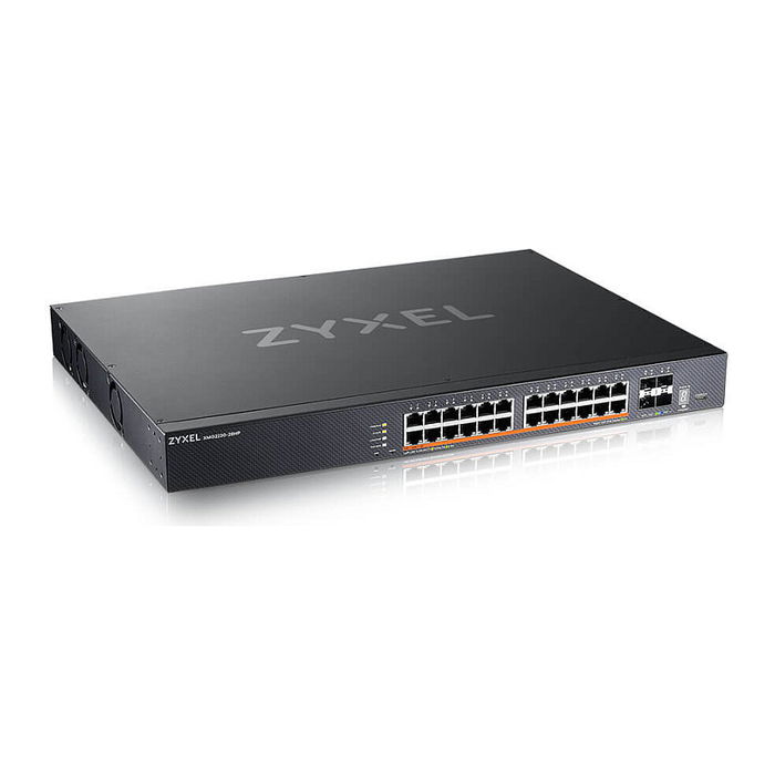 Zyxel XMG2230-28HP Switch Inteligente de 28 Puertos con 24x2.5G PoE++ y 4xSFP+, Montaje en Rack 1U, L2/L3, Gestionado por Nube NebulaFlex, Conectividad 10G