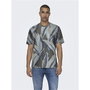 Camiseta de Manga Corta Hombre Only & Sons Onskobe Reg Oliva