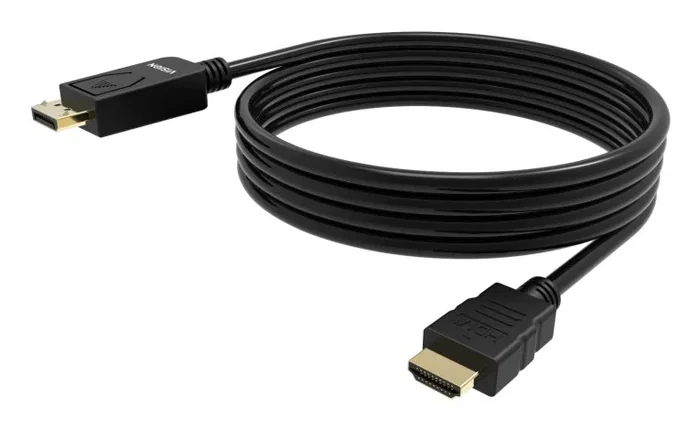 Vision Cable Adaptador DisplayPort a HDMI 2 m DP 1.4 a HDMI 2.1 - 8K a 60 Hz - Conectores Dorados - Referencia 2MDPHDMI8K/BL