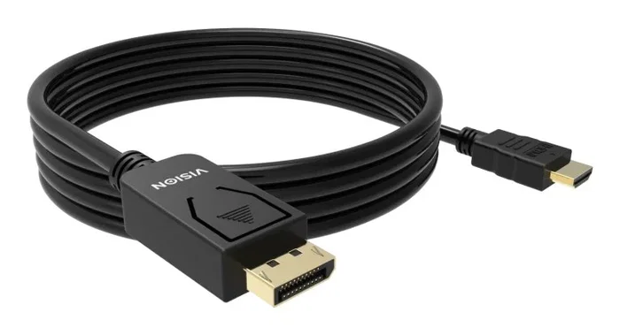 Vision Cable Adaptador DisplayPort a HDMI 2 m DP 1.4 a HDMI 2.1 - 8K a 60 Hz - Conectores Dorados - Referencia 2MDPHDMI8K/BL