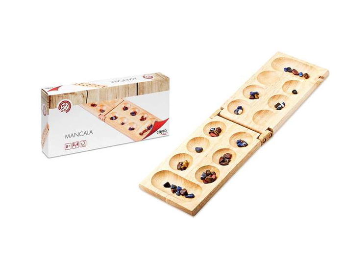 Cayro Mancala Madera Juego de Mesa para 2 Jugadores