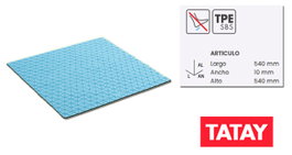 TATAY Alfombra de Baño Diamond Azul 54 x 54 cm
