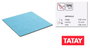 TATAY Alfombra de Baño Diamond Azul 54 x 54 cm