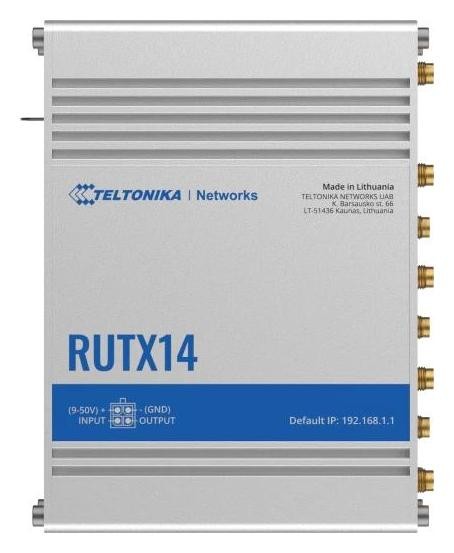 Teltonika RUTX14 Router de red móvil 4G LTE Dual SIM Teltonika RUTX14 Router de red móvil 4G LTE Dual SIM