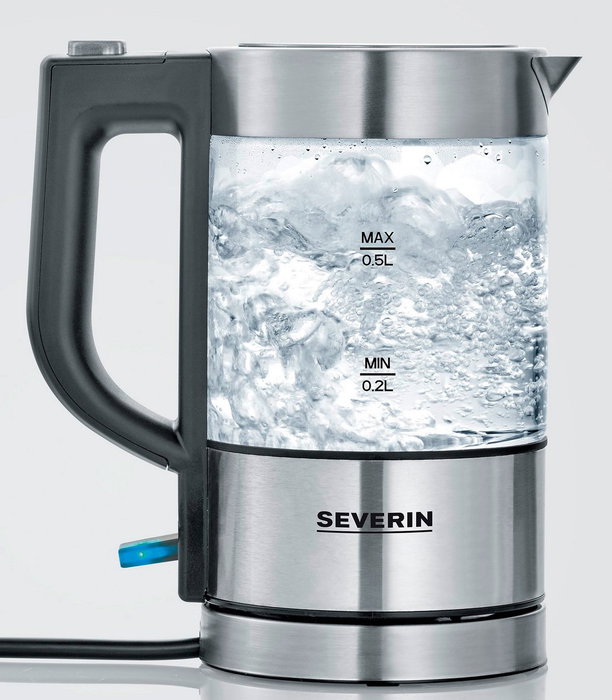 Severin WK 3472 Hervidor de agua de Vidrio 0,5 L