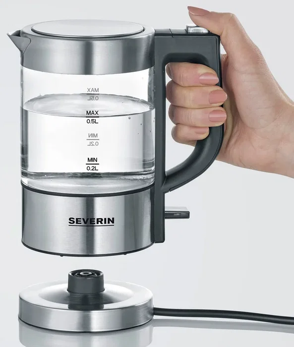 Severin WK 3472 Hervidor de agua de Vidrio 0,5 L
