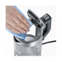 Severin WK 3472 Hervidor de Agua de Vidrio, 0.5 Litros, 1100 W, Acero Inoxidable y Cristal, Apagado Automático, Base Giratoria 360°, Color Plata