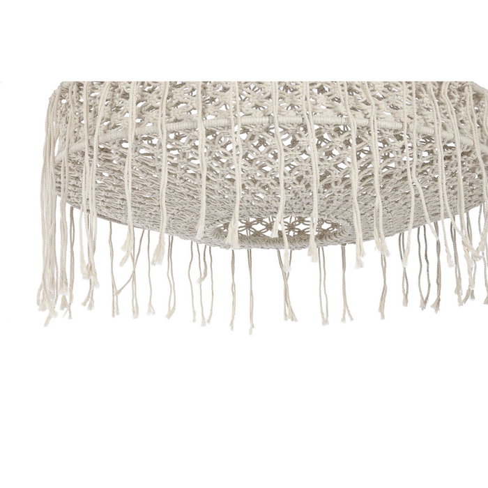 DKD Home Decor Pantalla de Macramé Natural 63x63x70 cm