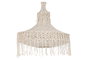 DKD Home Decor Pantalla de Macramé Natural 63x63x70 cm