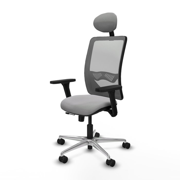 PIQUERAS Y CRESPO Silla de oficina Zulema Gris con Mecanismo Sincro/Traslack PIQUERAS Y CRESPO Silla de oficina Zulema Gris con Mecanismo Sincro/Traslack