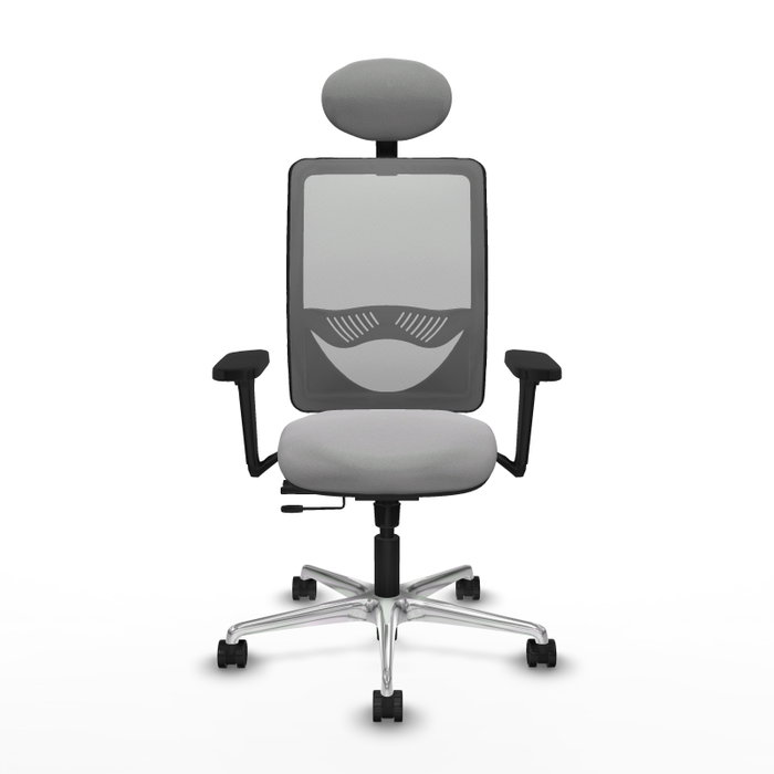 PIQUERAS Y CRESPO Silla de oficina Zulema Gris con Mecanismo Sincro/Traslack PIQUERAS Y CRESPO Silla de oficina Zulema Gris con Mecanismo Sincro/Traslack
