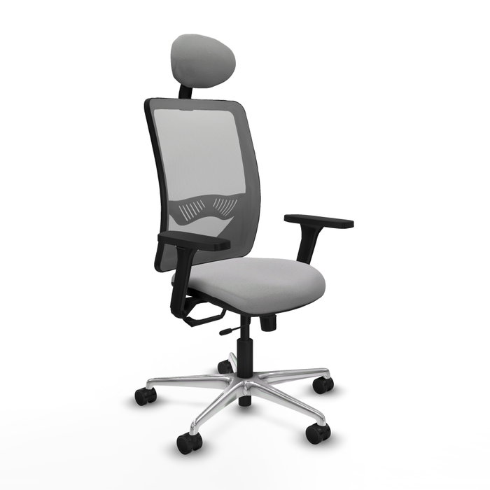 PIQUERAS Y CRESPO Silla de oficina Zulema Gris con Mecanismo Sincro/Traslack PIQUERAS Y CRESPO Silla de oficina Zulema Gris con Mecanismo Sincro/Traslack