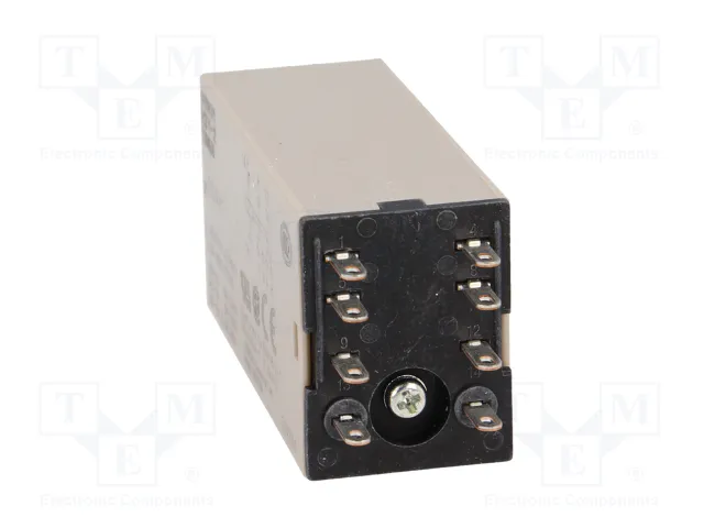 OMRON H3Y Relé de tiempo 24VDC DPDT 0,5-10s