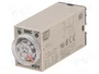 OMRON H3Y Relé de tiempo 24VDC DPDT 0,5-10s