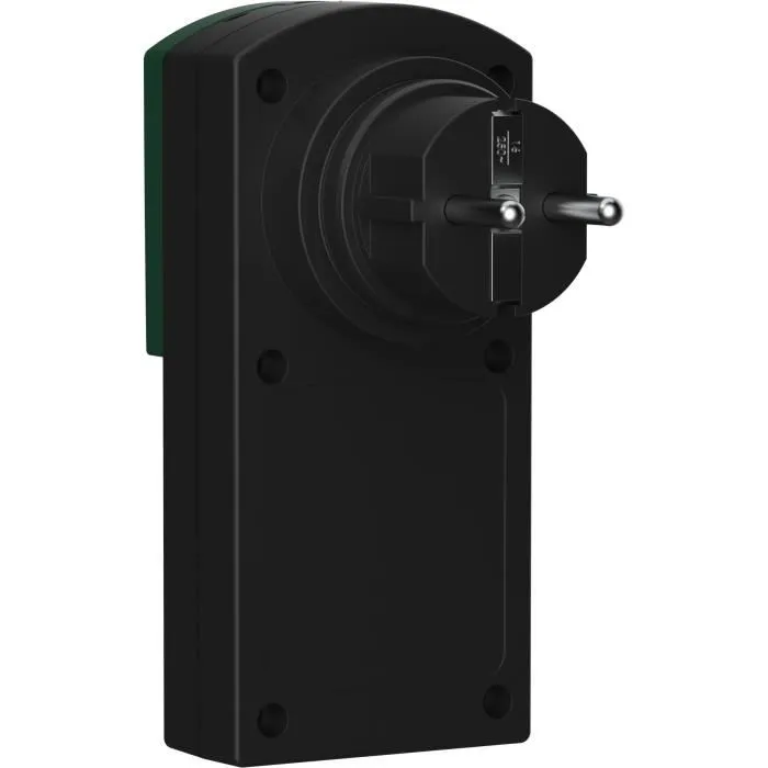 Gao GAO4004282473060 Programador de exterior IP44 con detector crepuscular - 1000 W - Blanco