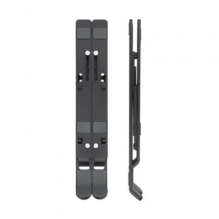 Tooq Soporte Elevador de Aluminio Plegable para Portátiles Gris