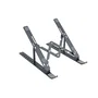 Tooq Soporte Elevador de Aluminio Plegable Gris para Portátiles de 11-15 Pulgadas