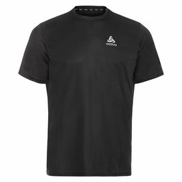 Camiseta de Manga Corta Hombre Odlo Essentials Flyer Negro