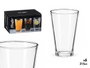 VIVALTO Juego de 24 Vasos de Refresco Cónicos de Vidrio Transparente 315ml