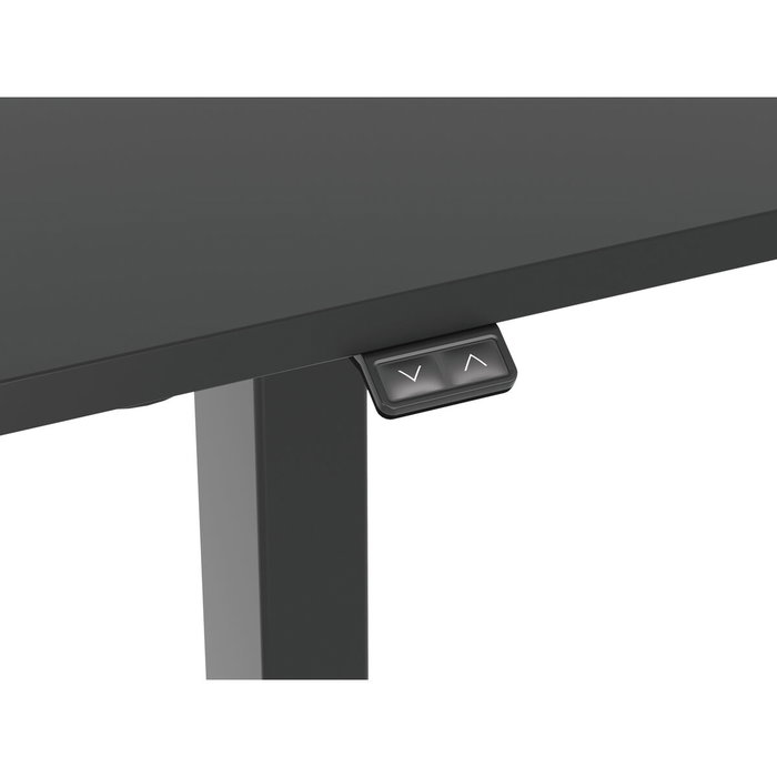 Equip Mesa Eléctrica Ergonómica con Altura Regulable 120x60 cm, Tablero Negro, Control Táctil (68-118 cm)