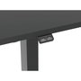 Equip Mesa Eléctrica Ergonómica con Altura Regulable 120x60 cm, Tablero Negro, Control Táctil (68-118 cm)
