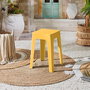 Home Deco Factory Taburete Api. Amarillo Colección Essentiel Spectra