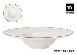 La Mediterranea Plato Pasta Risotto Anllo Ø28 cm (6 Unidades)