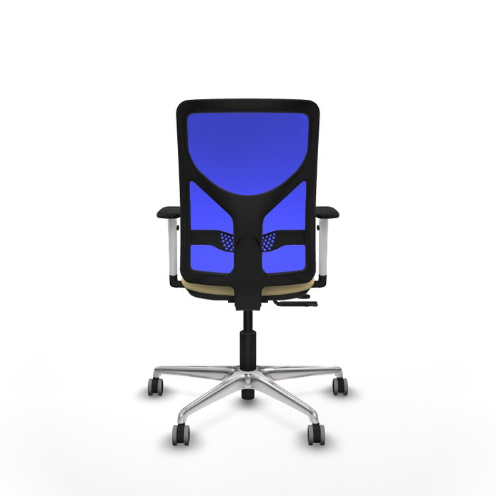 PIQUERAS Y CRESPO Silla de oficina Motilla con mecanismo Sincro/Traslack, Azul y Crema PIQUERAS Y CRESPO Silla de oficina Motilla con mecanismo Sincro/Traslack, Azul y Crema