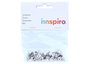 Innspiro Set de 30 Campanillas de Color Plata (8mm, 10mm y 12mm)