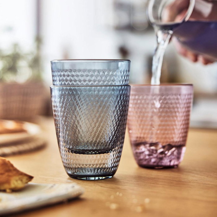 Luminarc Vaso Alto Vidrio Pampille Mazzarine Azul 31 cL Luminarc Vaso Alto Vidrio Pampille Mazzarine Azul 31 cL