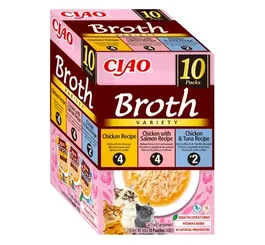 Churu Broth Multipack Pollo Salmon Atun 10x40 gr
