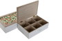 DKD Home Decor Caja de Infusiones MDF 24x16x7,5 cm (Surtido 2 Unidades)