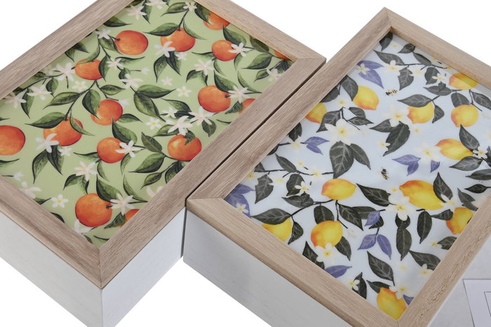 DKD Home Decor Caja de Infusiones MDF 24x16x7,5 cm (Surtido 2 Unidades) DKD Home Decor Caja de Infusiones MDF 24x16x7,5 cm (Surtido 2 Unidades)