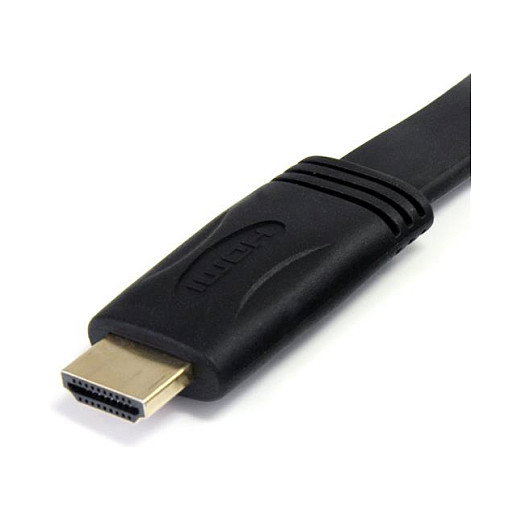 StarTech.com Cable HDMI de alta velocidad con Ethernet 5m Plano - 4K x 2K - Negro