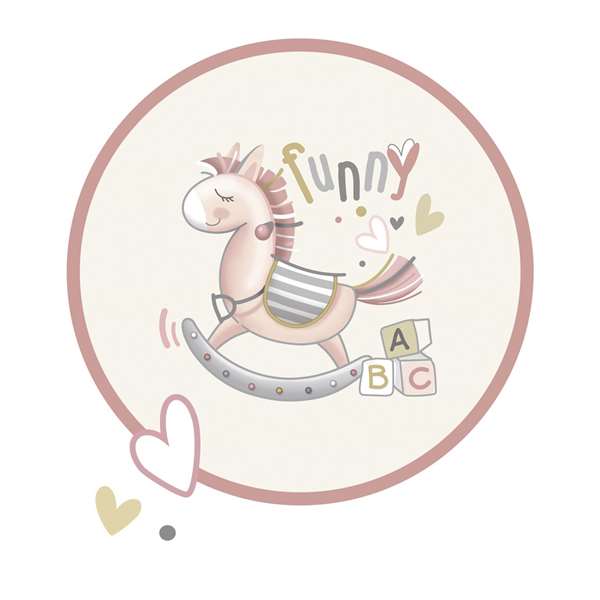 Carro compra rosa funny 66x36x30 cm