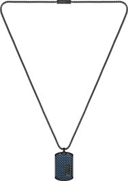 Hugo Boss Collar de Acero Inoxidable 45cm