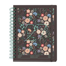 MIQUELRIUS Agenda Anual 2027 Trends Liberty Wire-O Tapa Extra Brown