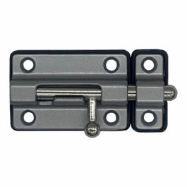 Edm Pasador cerrojo base plástica 50 mm cromo mate