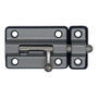 Edm Pasador Cerrojo 50 mm Cromo Mate Base Plástica para Puertas y Muebles