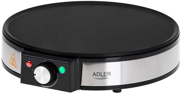 Adler Crepera AD 3058 de 1600 W con placa de 30 cm antiadherente