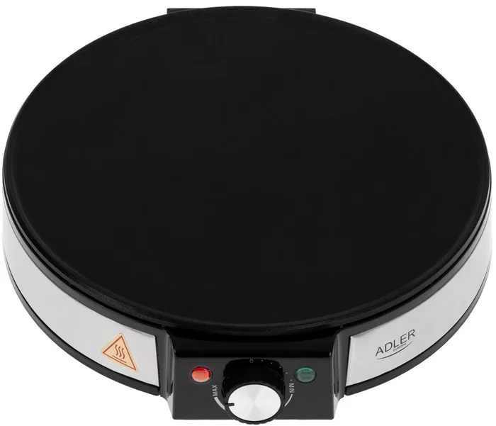 Adler Crepera AD 3058 de 1600 W con placa de 30 cm antiadherente