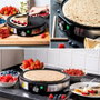 Adler Crepera AD 3058 de 1600 W con placa de 30 cm antiadherente