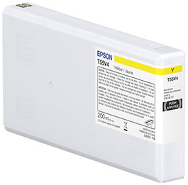 Epson Cartucho de Tinta UltraChrome Pro10 Amarillo T55W4 200 ml