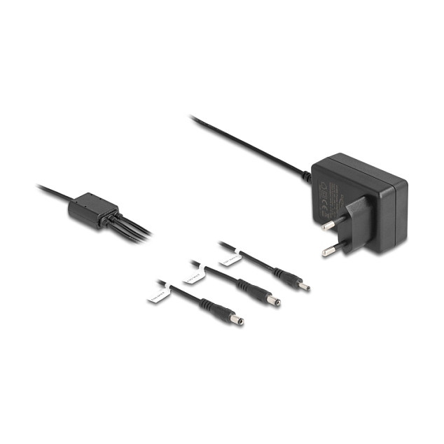 DeLOCK Fuente de alimentación externa 5,0 V / 2,0 A / 10,0 W con 3 conectores de CC DeLOCK Fuente de alimentación externa 5,0 V / 2,0 A / 10,0 W con 3 conectores de CC