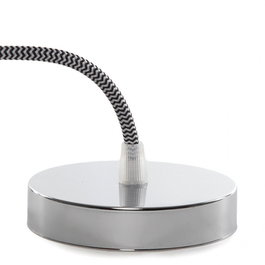 Pendel E27 Cable 1000 x 0,75mm Tela - Rosetón