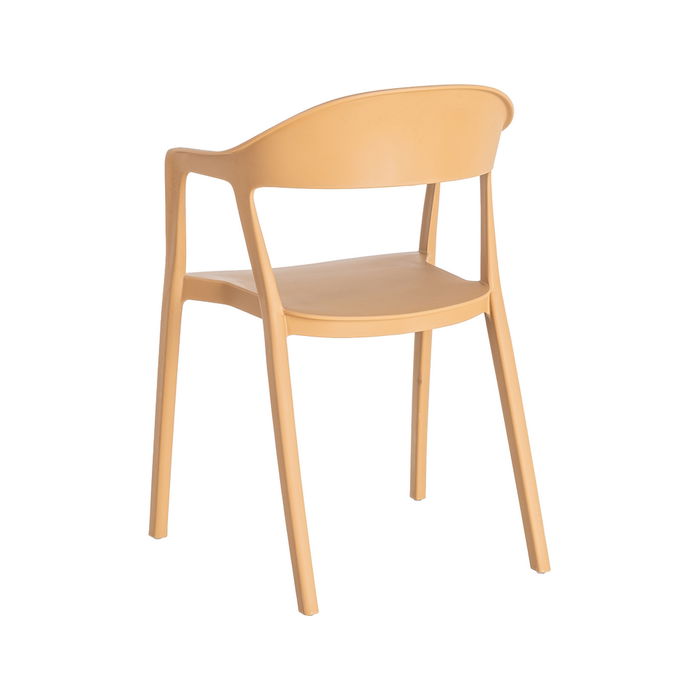 Silla Apilable Ocre Pp Contract 52 X 52 X 80 cm (Set de 2)