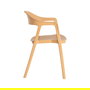 Silla Apilable Ocre Pp Contract 52 X 52 X 80 cm (Set de 2)