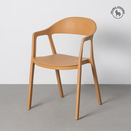 Silla Apilable Ocre Pp Contract 52 X 52 X 80 cm (Set de 2)