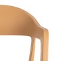 Silla Apilable Ocre Pp Contract 52 X 52 X 80 cm (Set de 2)